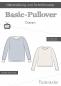 Preview: Fadenkäfer Papierschnittmuster Basic Pullover Damen